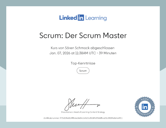 Scrum: Der Scrum Master